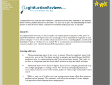Tablet Screenshot of legitauctionreviews.com